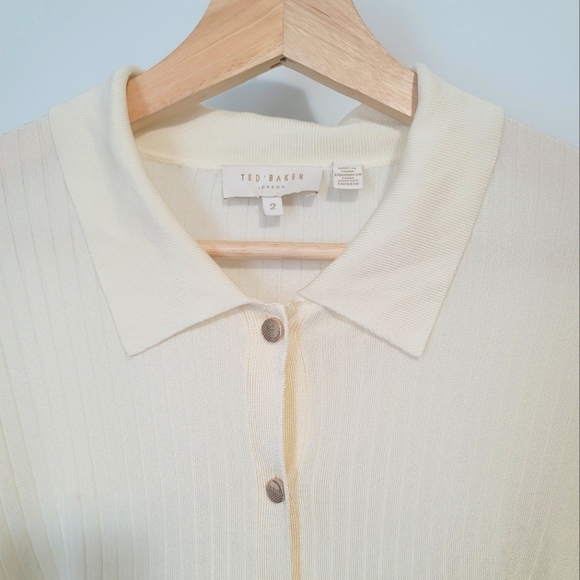 Ted Baker Green and Tan Women Shorts Bermudas - Picture 4 of 9